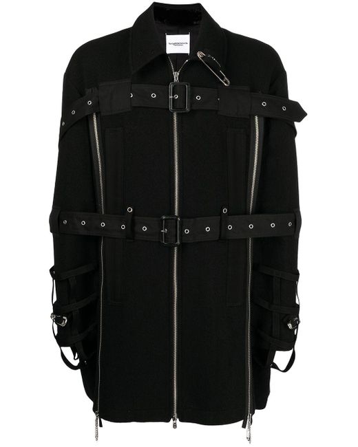 TAKAHIROMIYASHITA TheSoloist. Safety-pin Detail Jacket in Black