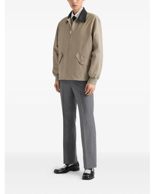 Givenchy Gray Wool Trousers for men