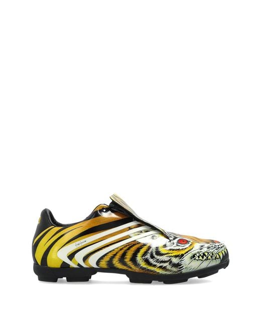 Y-3 Black Tiger Print Sneakers for men