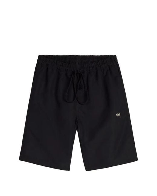 Adidas Black X Song For The Mute 007 Three-Stripe Shorts for men