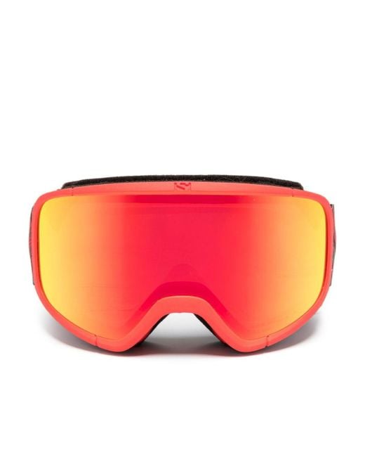 ERL Pink Biker-Style Frame Mirrored Sunglasses for men