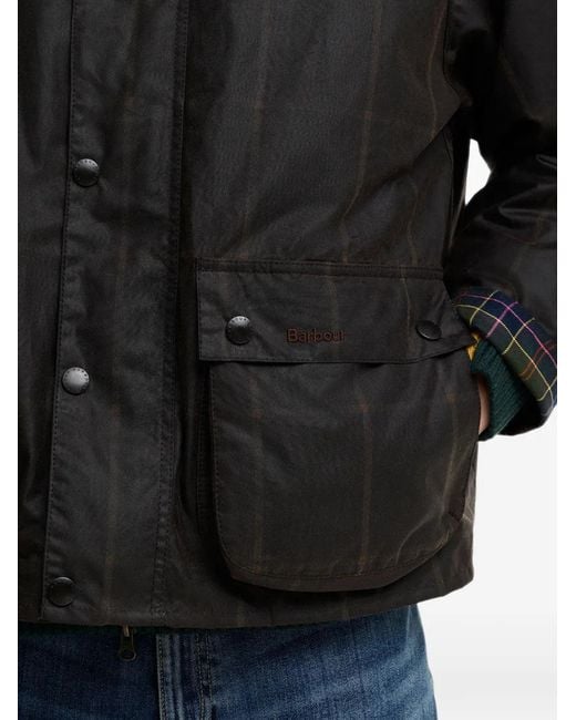 Barbour Black X Paul Smith Corduroy-Collar Jacket for men