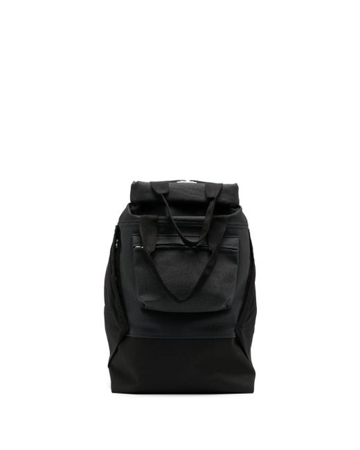 GR10K Black Buckle-fastening Waterproof Backpack for men
