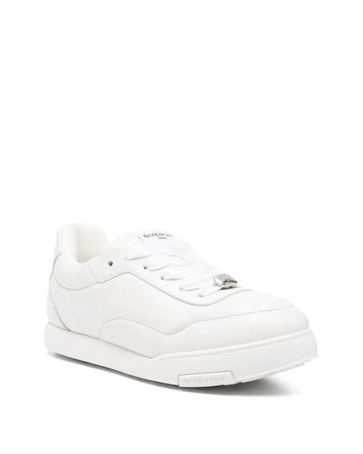 Givenchy White Yard Leather Sneakers for men