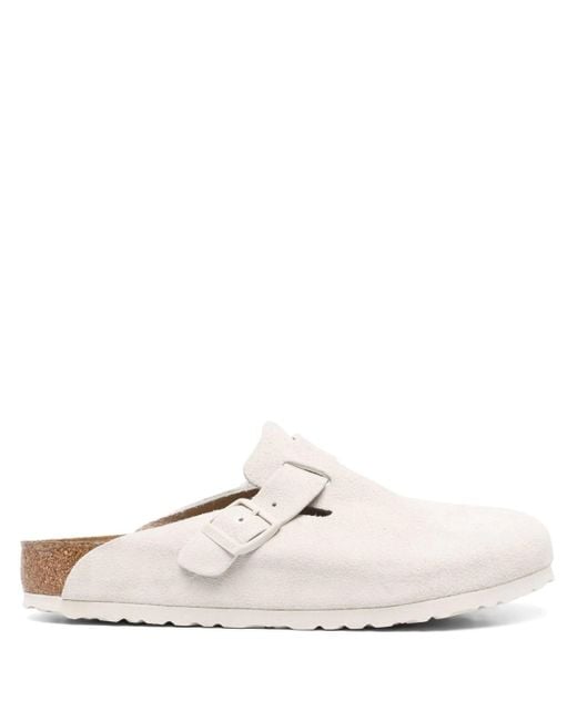 Birkenstock White Boston Sandals In for men