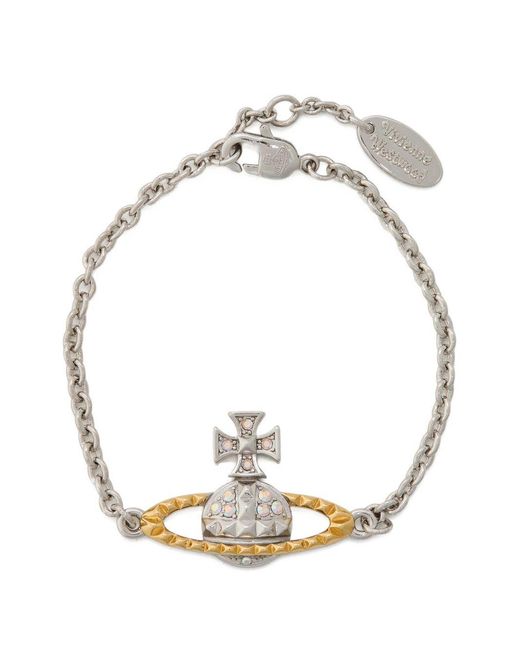 Vivienne Westwood Metallic Mayfair Chain Bracelet for men