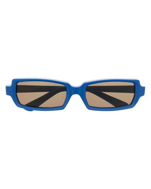 Undercover Blue Rectangular-Frame Sunglasses for men