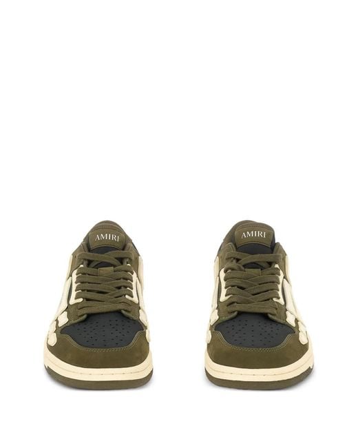 Amiri Green Skel Top Low Sneakers for men