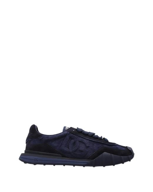 Dolce & Gabbana Blue Dg Athletic Split Sneakers for men