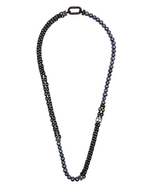Tateossian Blue Catena Isaac Necklace for men