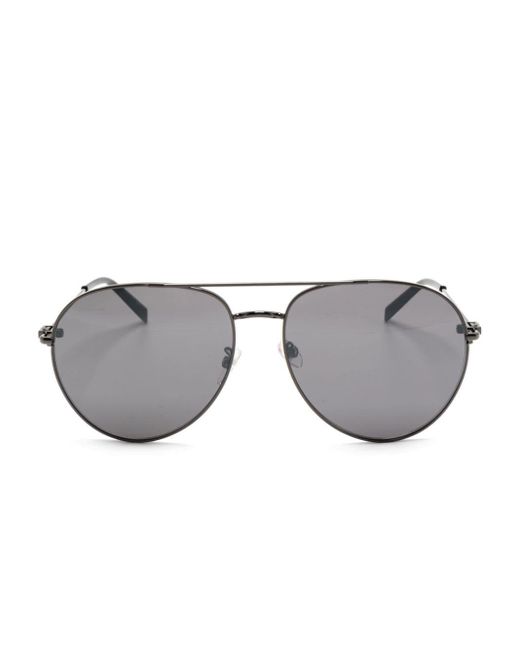 Givenchy Gray Pilot-frame Sunglasses for men