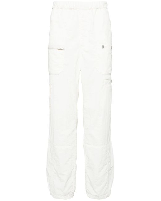 Undercover White X Nonnative Multi-Pocket Cargo Trousers for men