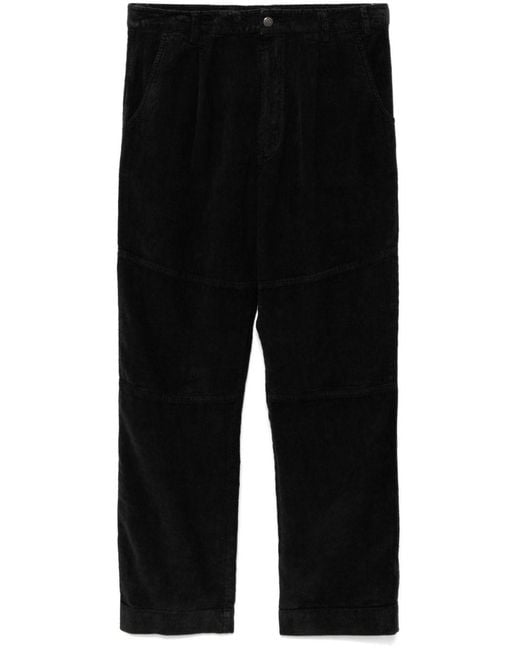 Maharishi Black Hemp Cord Carpenter Chino for men