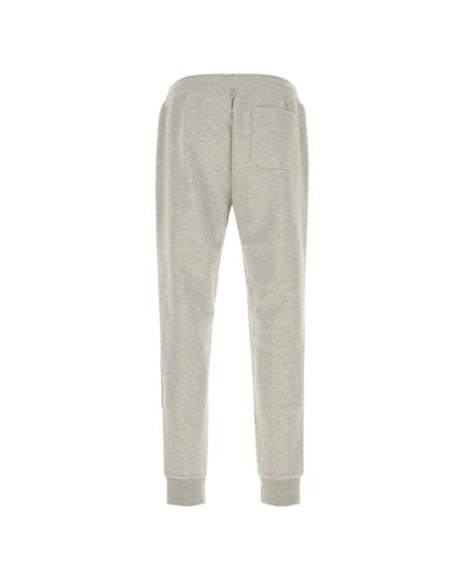 Polo Ralph Lauren Gray Melange-Effect Track Pants for men