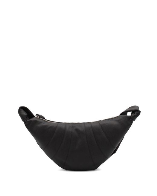 Lemaire Black Croissant Crossbody Bag for men