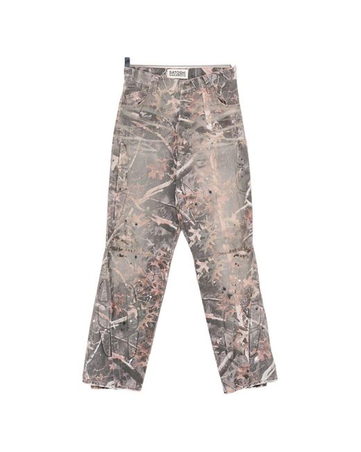 Satoshi Nakamoto Brown Enduro Jeans for men