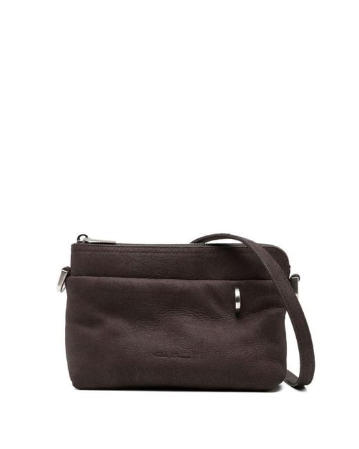 Rick Owens Black Small Adri Messenger Bag for men