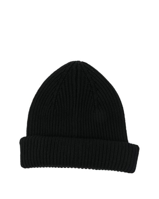 Lanvin Black Wool Beanie for men