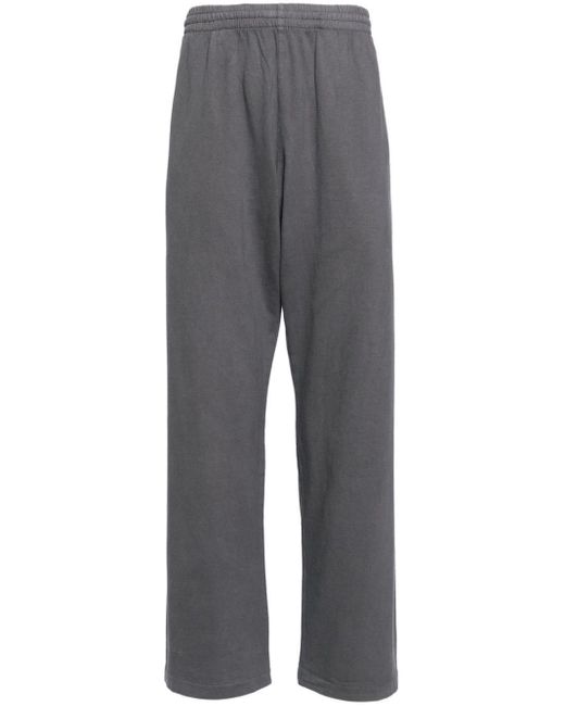 Yeezy Gray Elasticated Cotton Track Pants for men