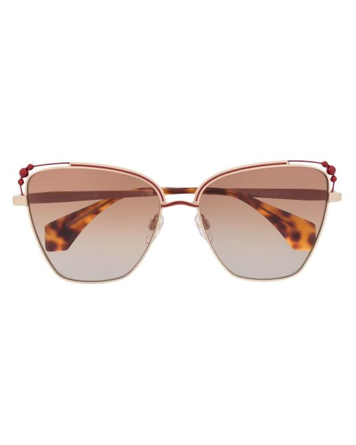 Vivienne Westwood Brown Oversize-frame Gradient Sunglasses for men