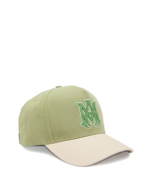 Amiri Green Appliqué Baseball Cap for men