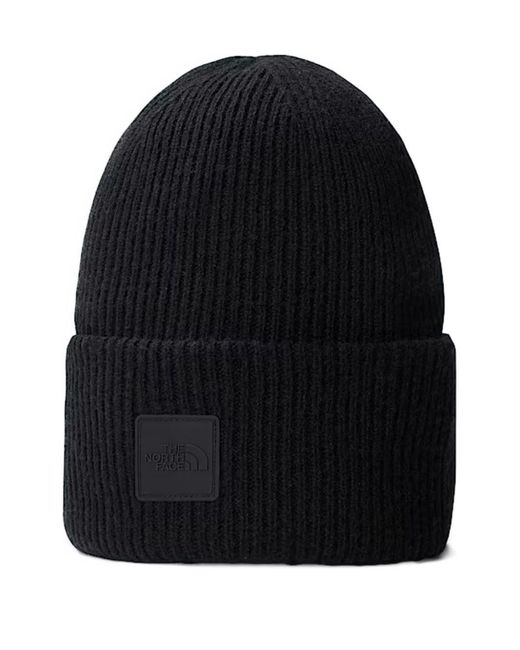 The North Face Black Urban Ribbed-Knit Beanie for men