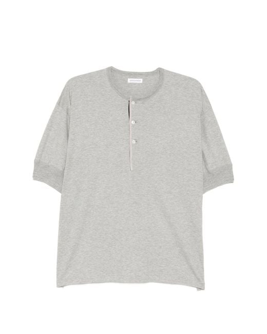 Kaptain Sunshine Gray Suvin Tube T-Shirt for men