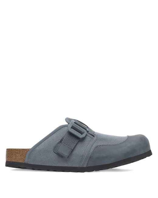 Birkenstock Gray Boston Nova Slippers for men
