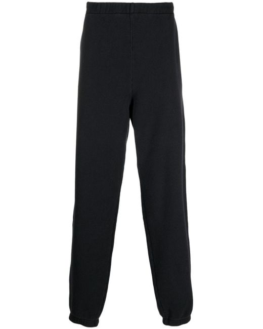 ERL Black Jersey-fleece Cotton Track Pants for men