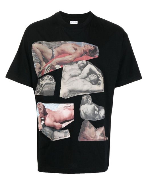 Honey Fucking Dijon Black Graphic-print Cotton T-shirt for men