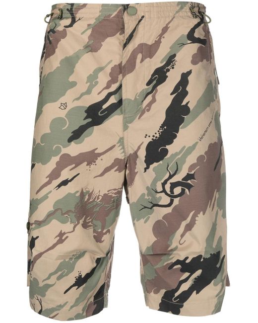 Maharishi Multicolor Loose Camouflage-print Shorts for men