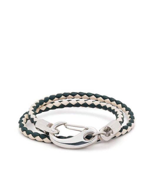 Marni Metallic Braided Wraparound Bracelet for men