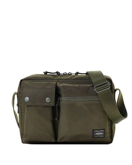 Porter-Yoshida and Co Green Unit Shoulder Bag for men