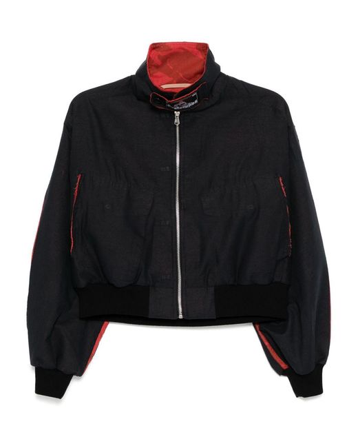 PROTOTYPES Black Distressed Jacket for men