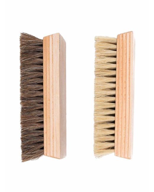 Visvim Natural Two Pack Shoe Brush for men