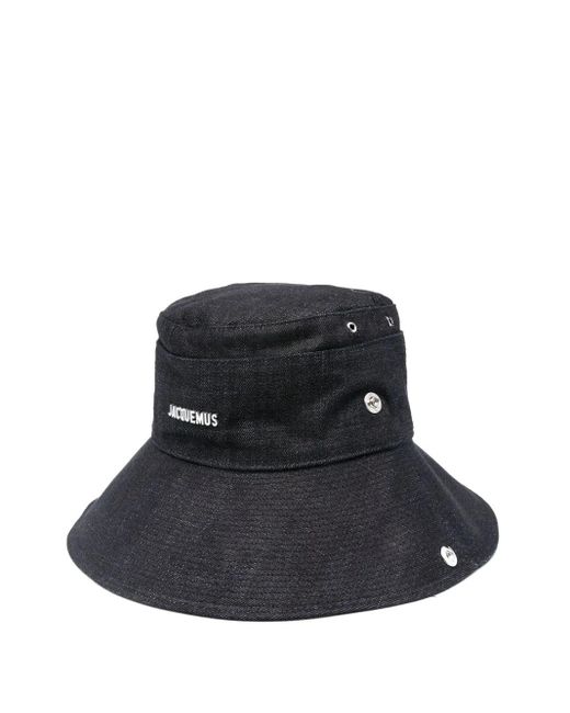Jacquemus Black The De-Nîmes Bucket Hat for men