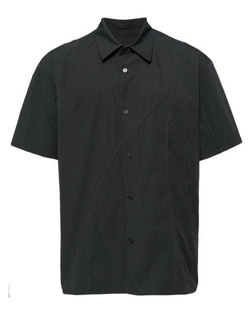 Post Archive Faction PAF Black Short Sleeve Shirt for men