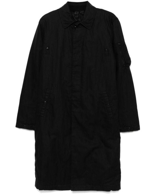 Maharishi Black 5337 Dpm: Bonsai Sparse Coat for men