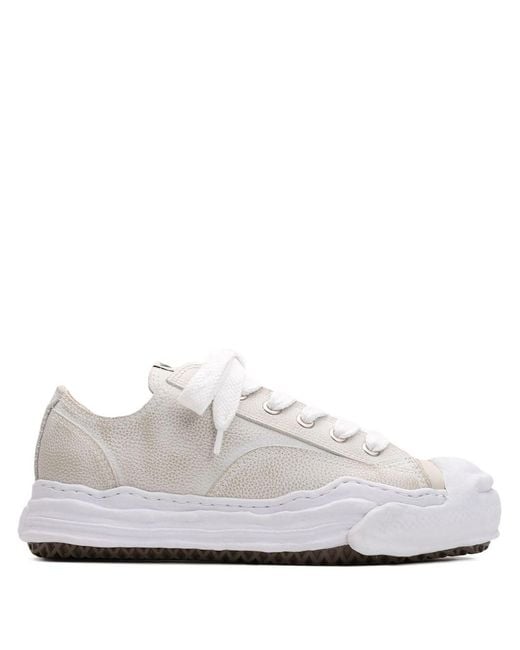 Maison Mihara Yasuhiro White Peterson Leather Sneakers for men
