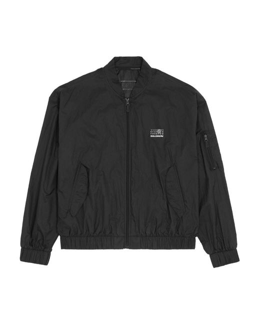 MM6 MAISON MARGIELA X SALOMON Black X Salomon Numbers-Print Jacket for men