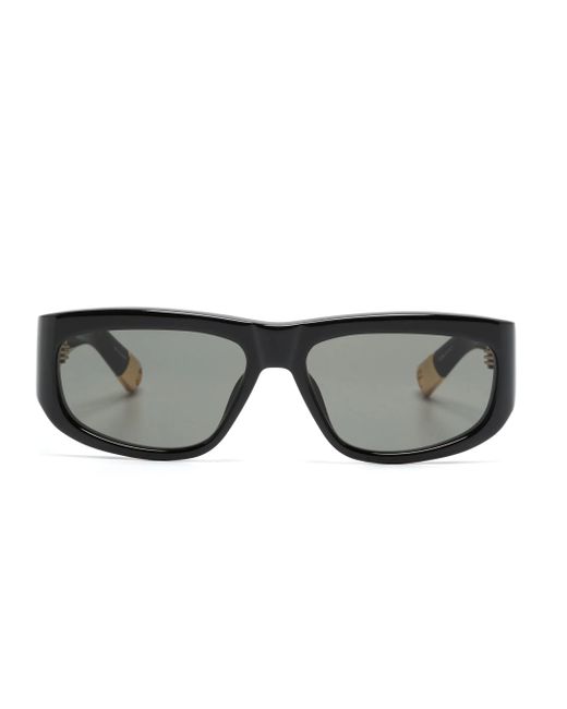 Jacquemus Gray Rectangle-frame Sunglasses for men
