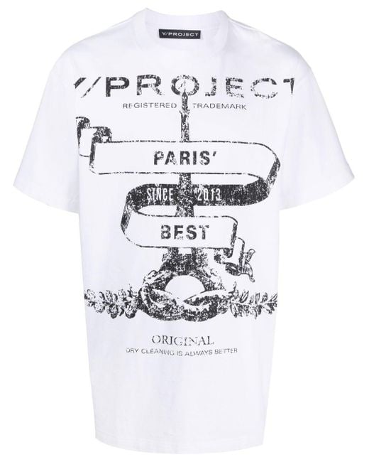 Y. Project White Paris' Best Cotton T-shirt for men