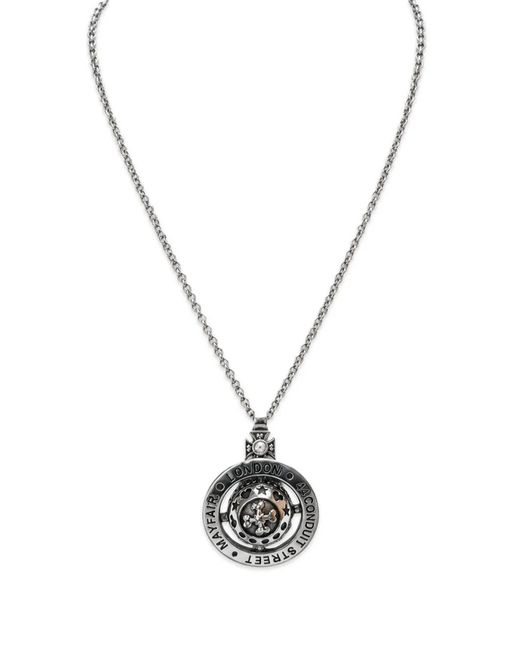 Vivienne Westwood Metallic Round-Pendant Necklace for men