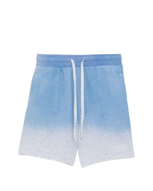 Moschino Blue Ombré-Effect Shorts for men