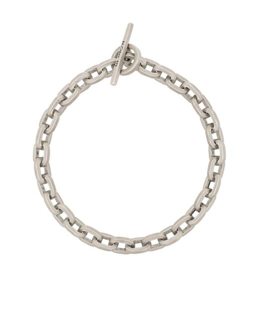 M. Cohen Metallic Sterling Chain-Link Bracelet for men