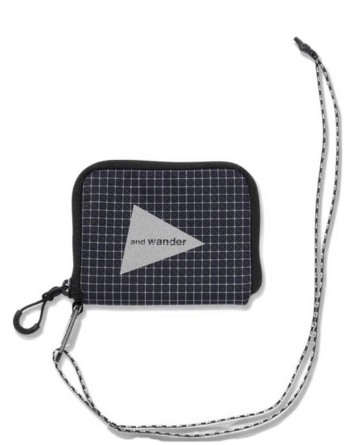 And Wander Blue Ocean Rip Wallet for men