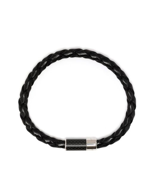 Tateossian Black Carbon Pop Bracelet for men