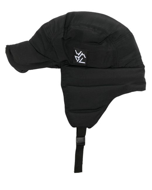 White Mountaineering Black Side Logo-patch Detail Hat for men