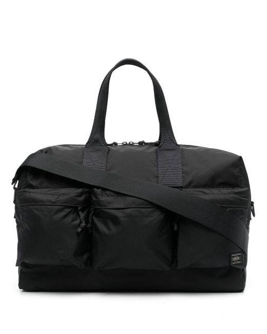Porter-Yoshida and Co Black Force Two-Way Duffle Bag for men