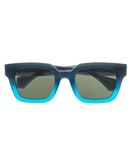 Vivienne Westwood Blue Cary Gradient Rectangle-frame Sunglasses for men